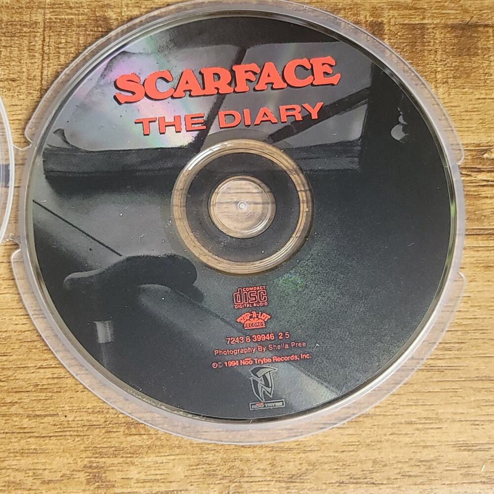 Vtg 1994 Scarface THE DIARY CD